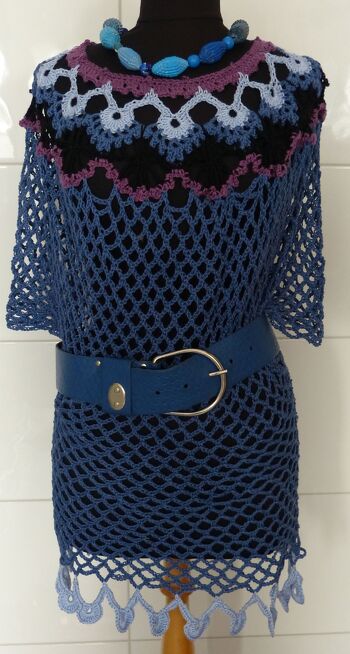 Das Shirt Maria ist fertig und die Anleitung wie immer prima. Habe am unteren Rand eine kleine Variation angehäkelt. Gabriele