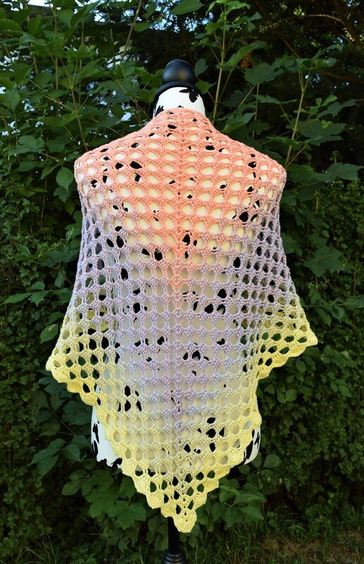 Häkelanleitung Dreieckstuch Augenweide - einfach zauberhaft