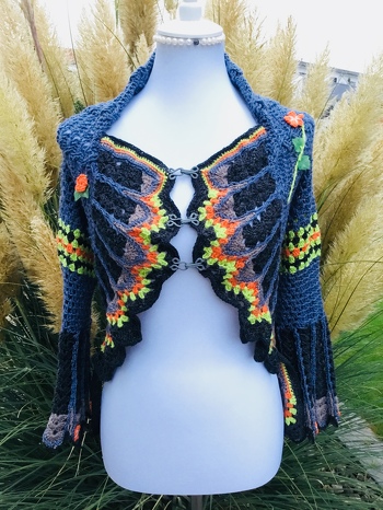 Hat viel Spaß gemacht, diese Jacke zu häkeln!