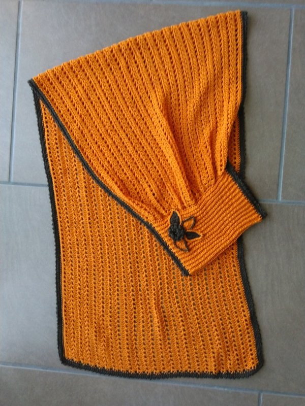 Häkelanleitung Schal // Steckschal // Stola Embrace