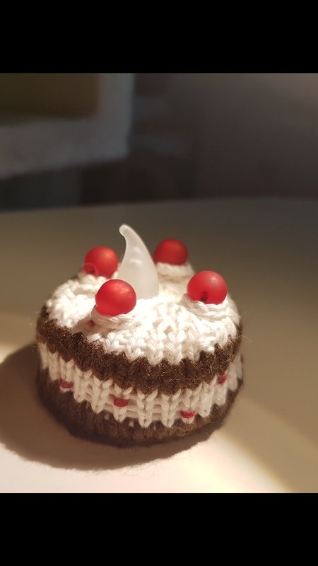 LED Teelichttorte - Geburtstagstörtchen