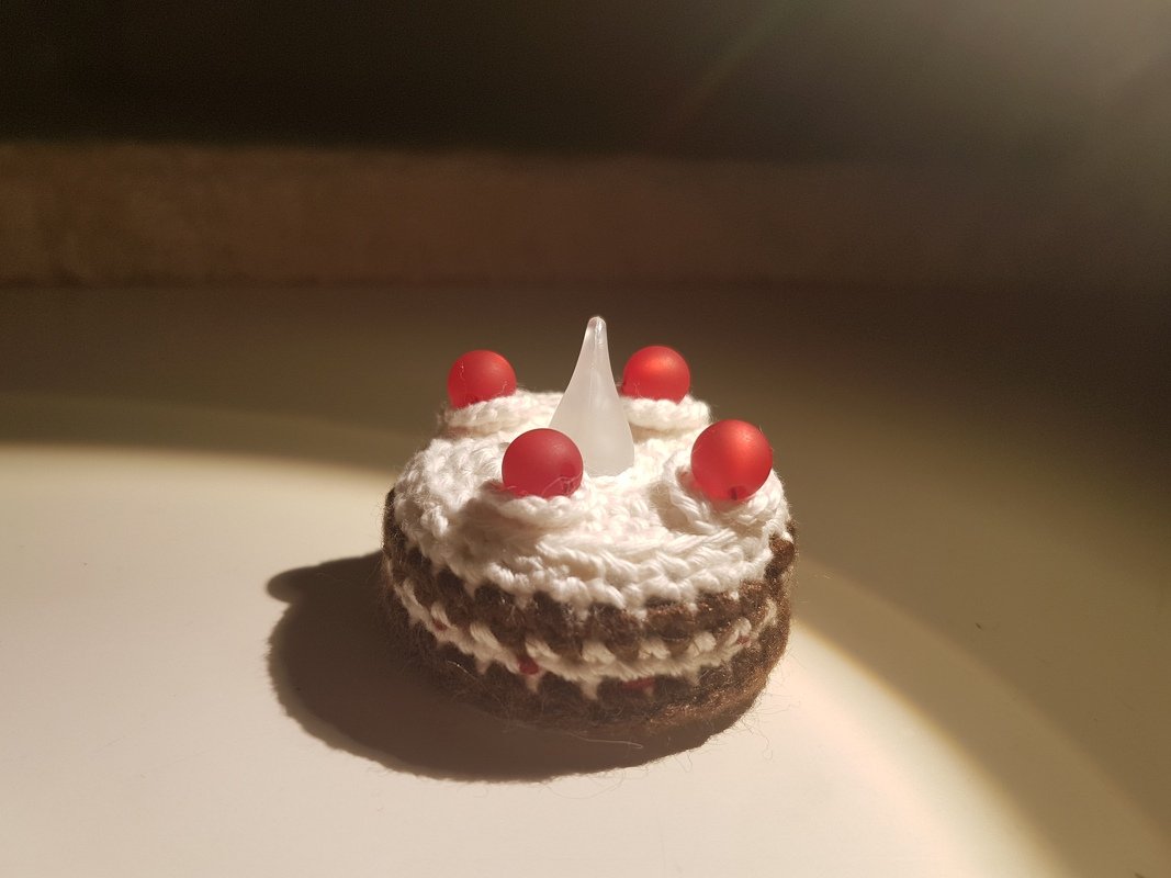 LED Teelichttorte - Geburtstagstörtchen