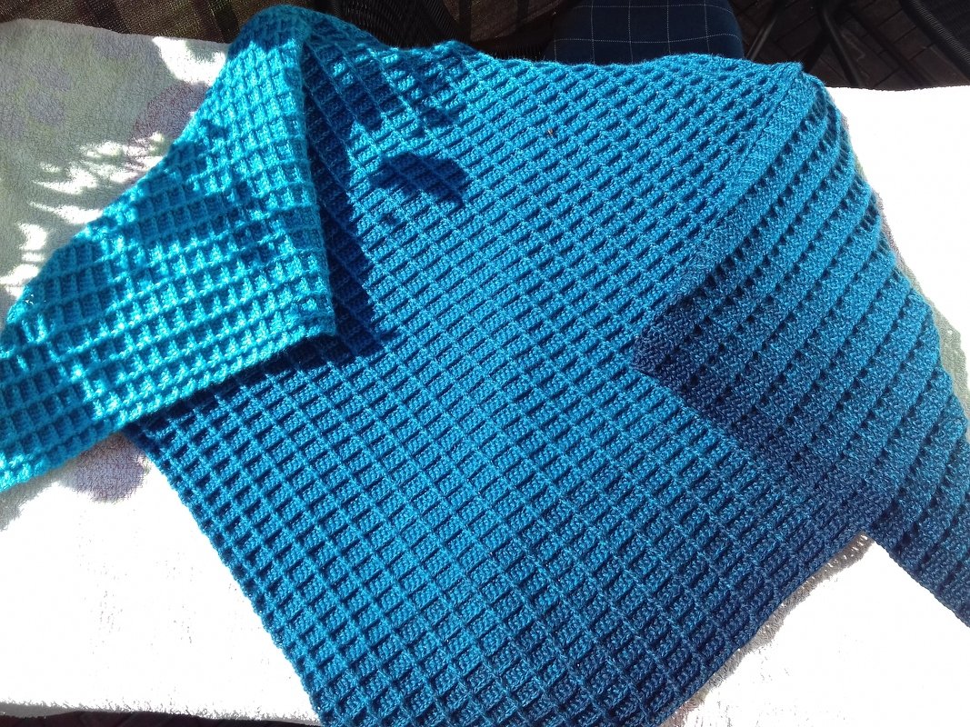 Häkelanleitung Tuch &quot;Ruhrpott Sunrise&quot; - auch für Männer