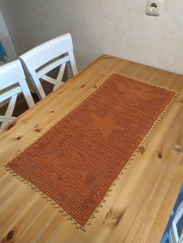 Häkeln / Tischläufer "Angel"