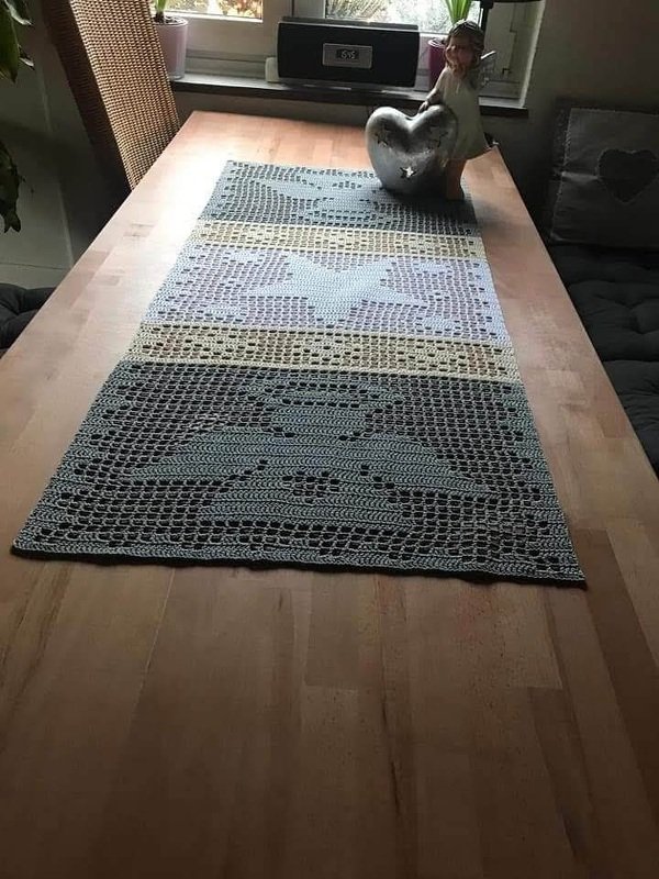 Häkeln / Tischläufer "Angel"