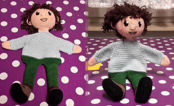 Eine weibliche Handpuppe habe ich gleich noch dazu gemacht. ...