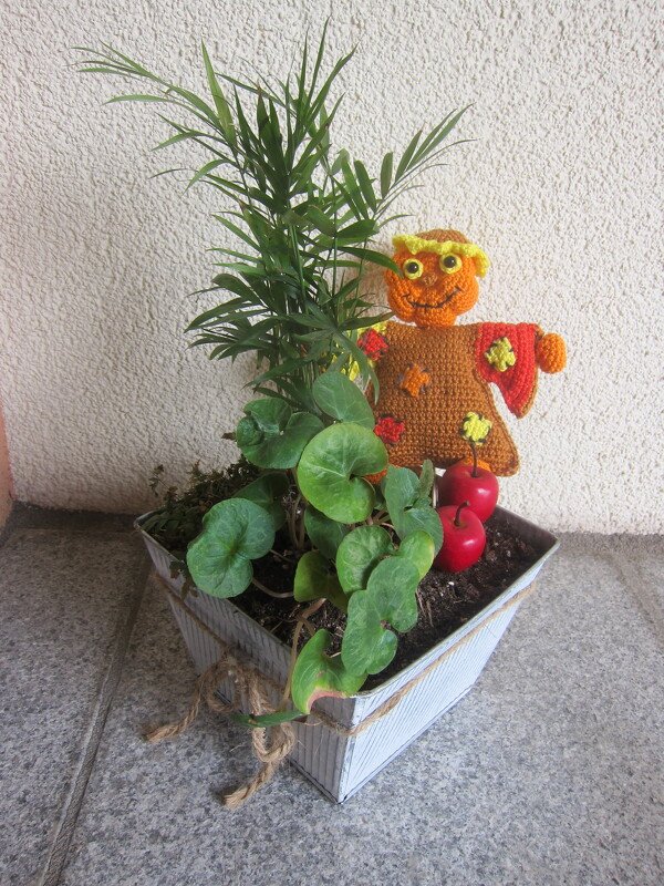 Häkelanleitung Deko / Vogelscheuche Else