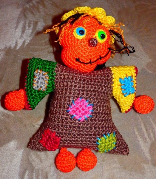 Häkelanleitung Deko / Vogelscheuche Else