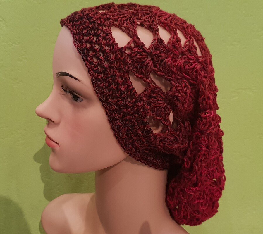 gehäkelte Sommerbeanie / Mütze &quot;Leonie&quot;