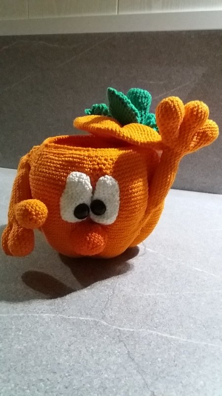 Häkelanleitung Überraschungskürbis