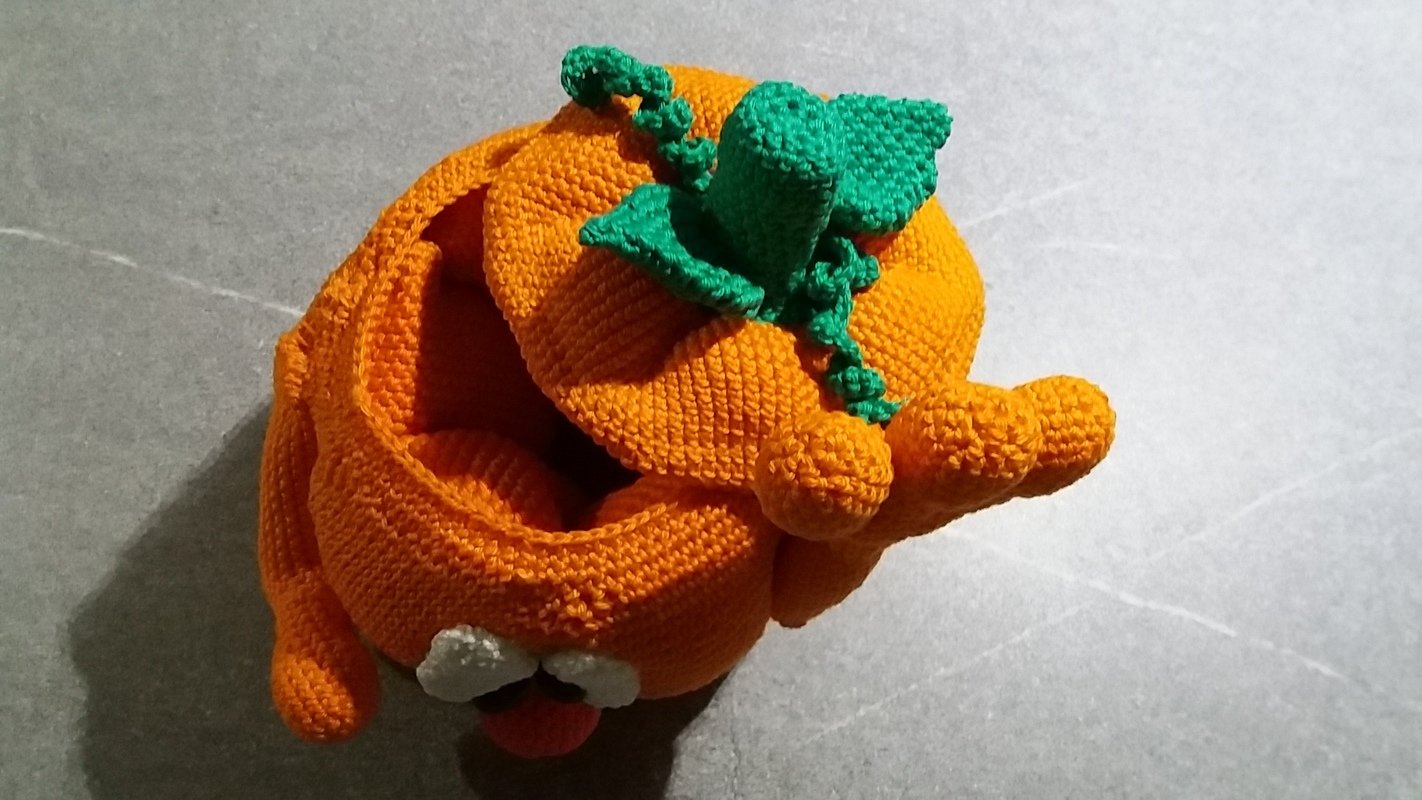 Häkelanleitung Überraschungskürbis