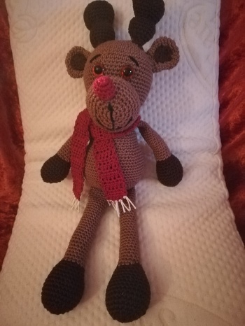 Ich fand den so niedlich, ich musste ihn einfach häkeln. Anleitung sehr verständlich auch für Leute, die sonst nur Tücher häkeln.