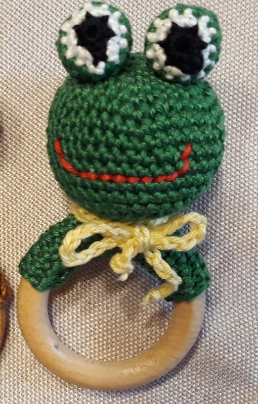 Häkelanleitung Froschrassel