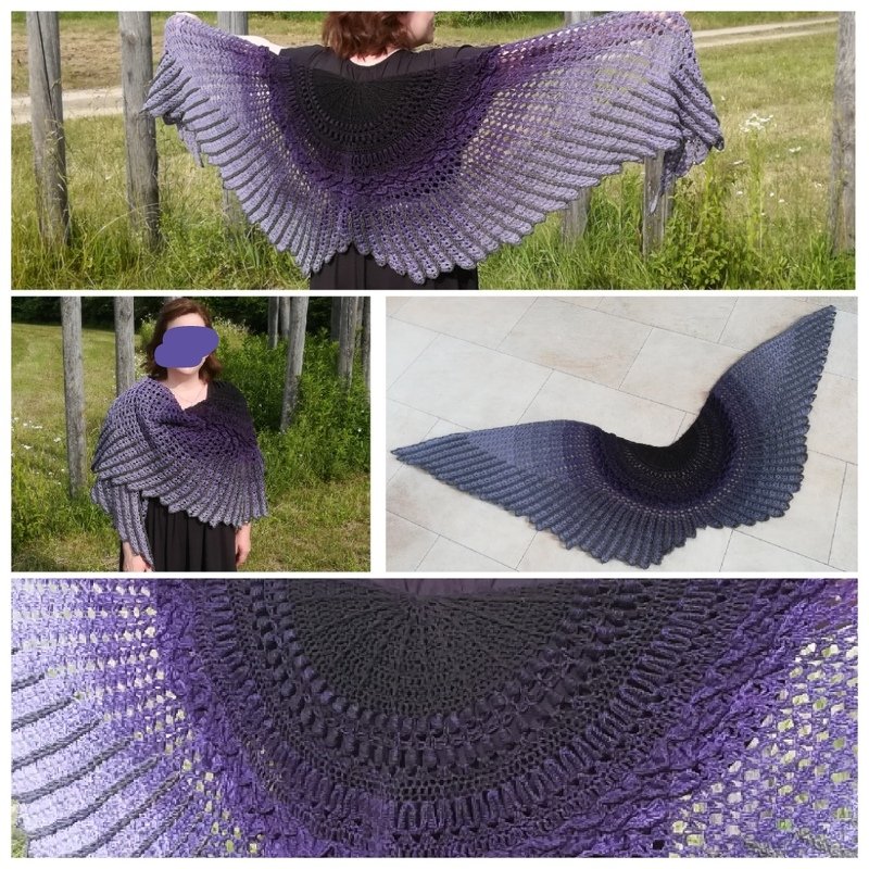 Petra Perle’s shawl „Wings of Love“