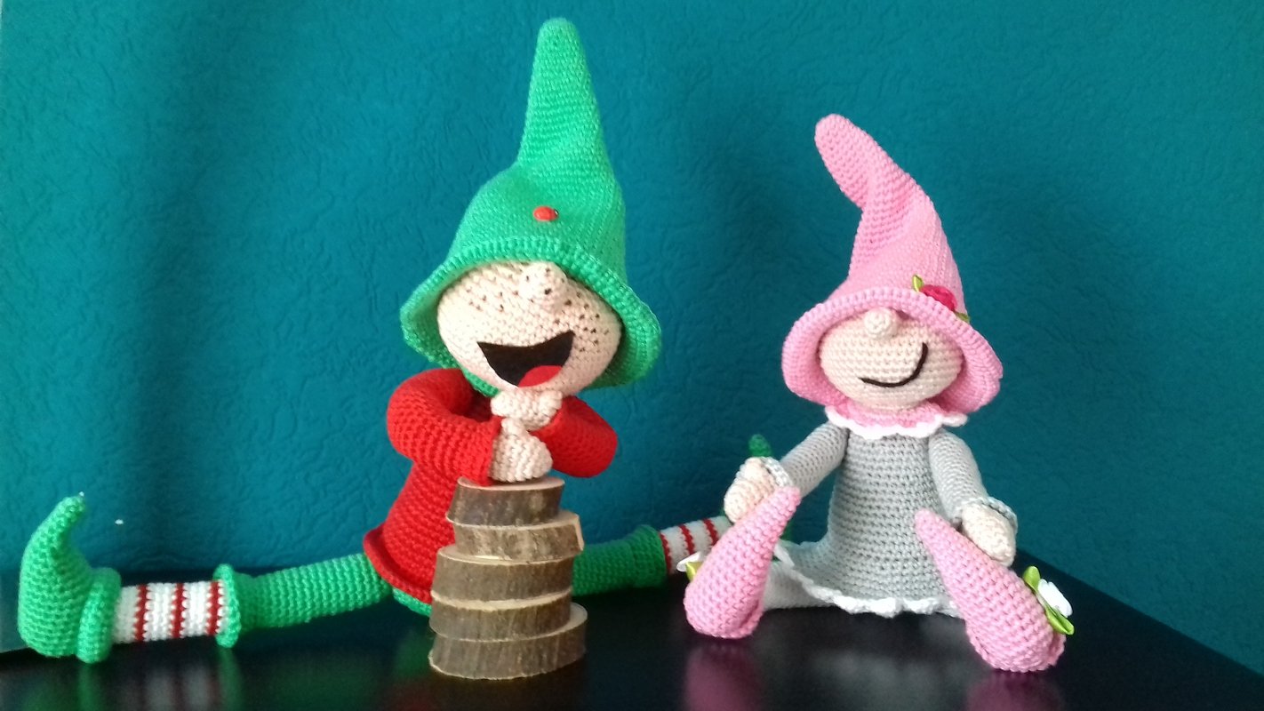 Häkelanleitung Wichtelchen Ben &amp; Emma