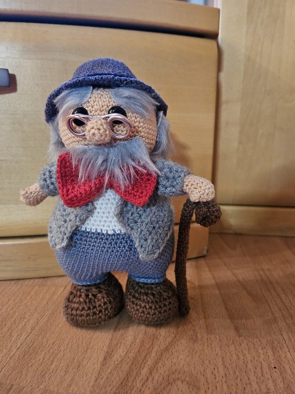 Opa Gustl 30 cm Dekofigur Großeltern Geburtstag Hochzeit Vatertag