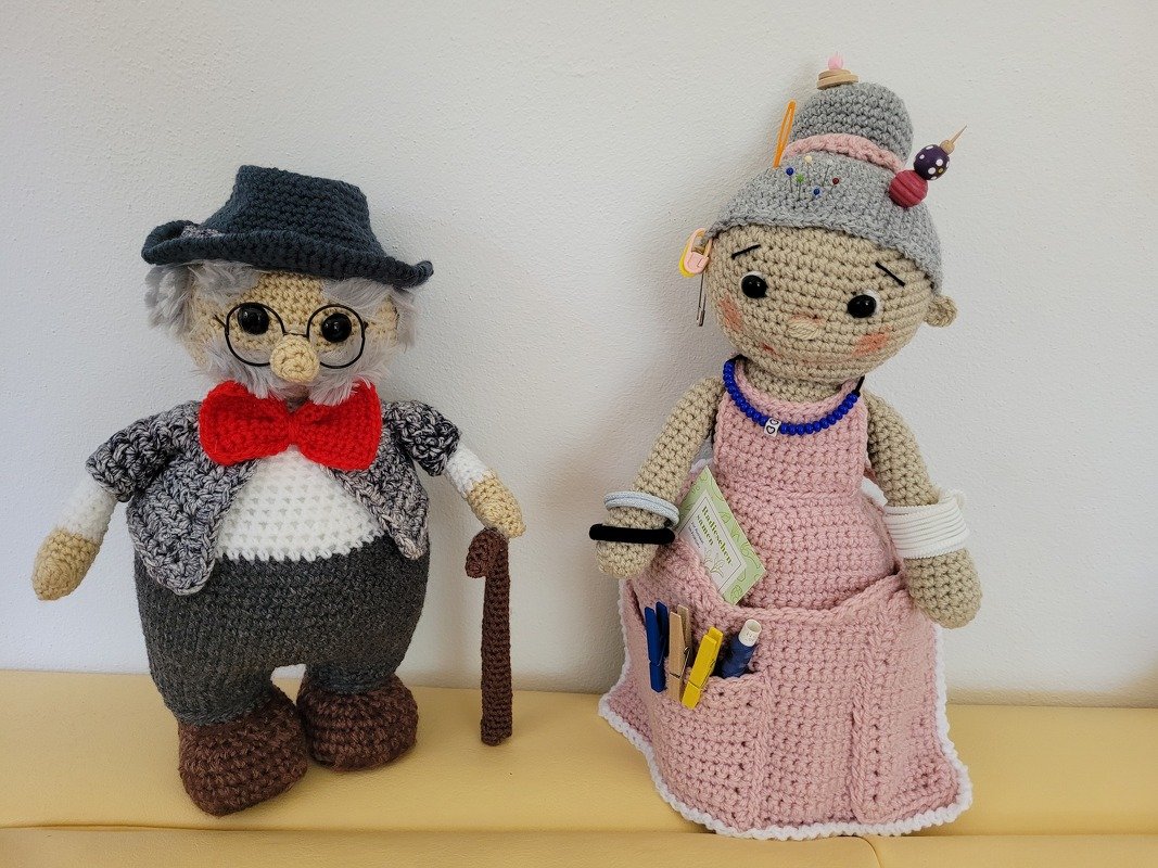 Opa Gustl 30 cm Dekofigur Großeltern Geburtstag Hochzeit Vatertag