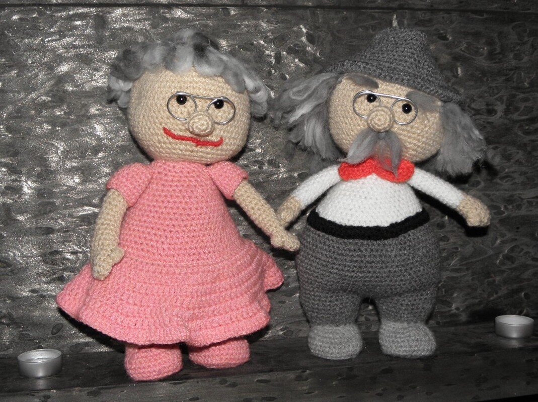 Opa Gustl 30 cm Dekofigur Großeltern Geburtstag Hochzeit Vatertag