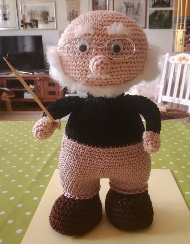 Opa Gustl 30 cm Dekofigur Großeltern Geburtstag Hochzeit Vatertag