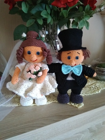 Mal etwas abgewandelt , ich hoffe es kommt gut beim Brautpaar an 🤔🥳