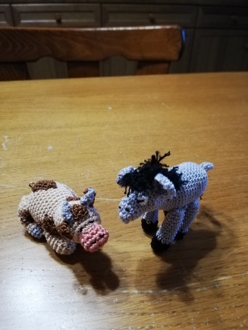 Das ist mein Esel und der Ochse