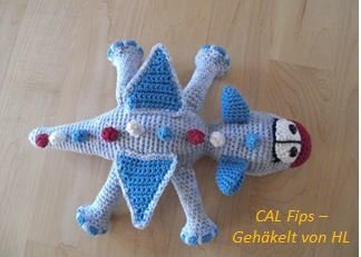 Häkelanleitung Drache Fips