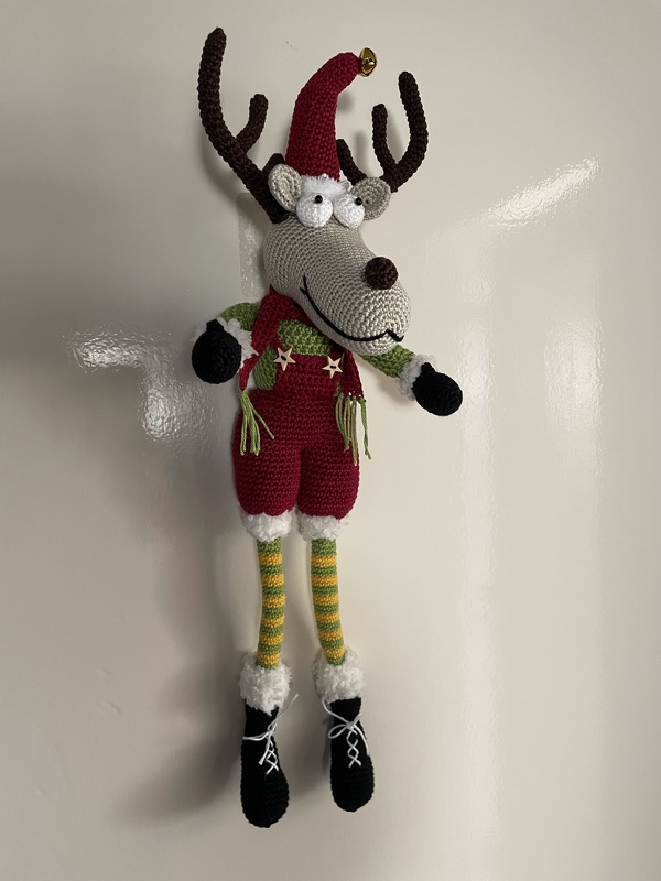 Häkelanleitung / Weihnachtselch Roland