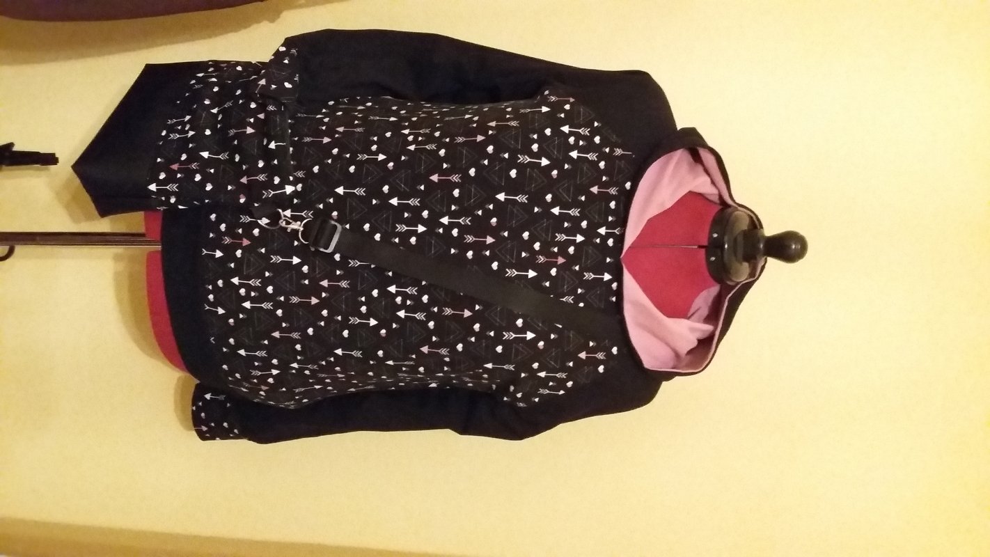 Schnittmuster Bildnähanleitung 34-58 Sweatkleid/Kapuzenkleid/Hoodie