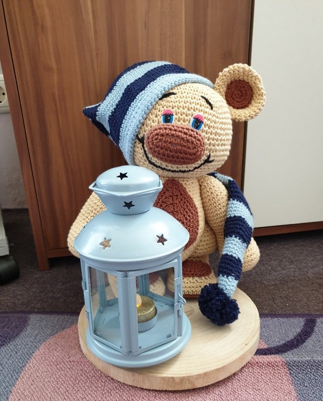 Häkelanleitung Amigurumi/Stanislaf der Wächterbär