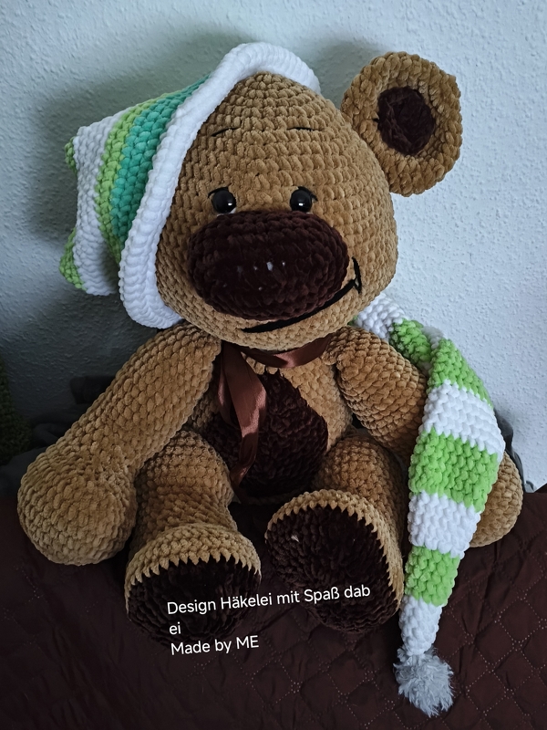 Häkelanleitung Amigurumi/Stanislaf der Wächterbär