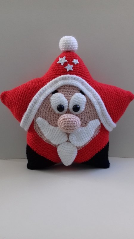 Häkelanleitungen Doppelpack Sternchen Weihnachtsmann und Schneemann