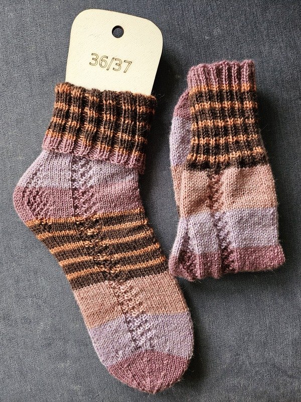"OneWaySoks°1" gestrickte Socken - leicht &amp; schnell - 22-47
