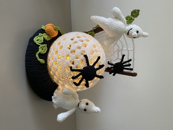 Tolle Idee, so eine Halloween-Lampe!