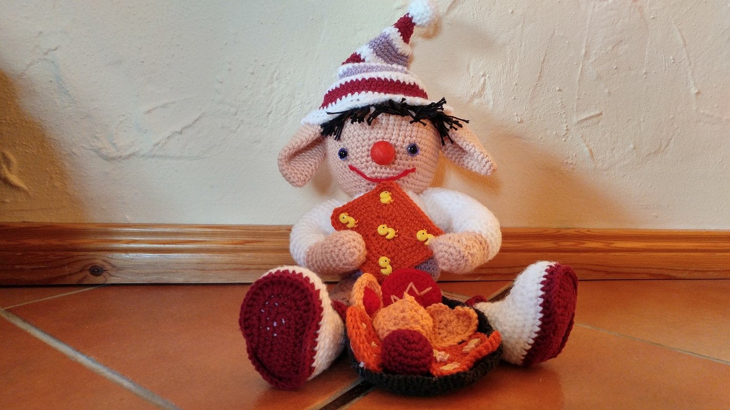 Häkelanleitung Amigurumi / Lecker-Mäulchen der kleine Wichtel / Weihnachten