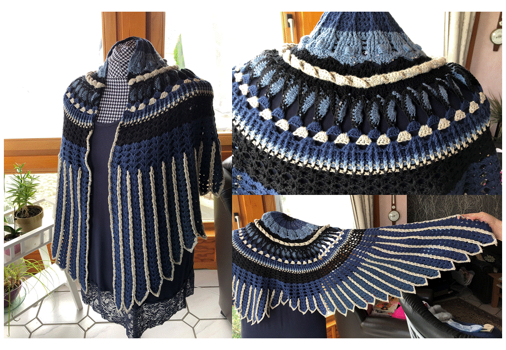 Tuch „Mitternachtsengel“