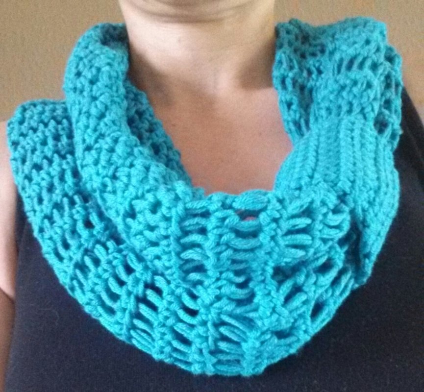 Sommerlicher Loop / Häkelloop "Ananas"