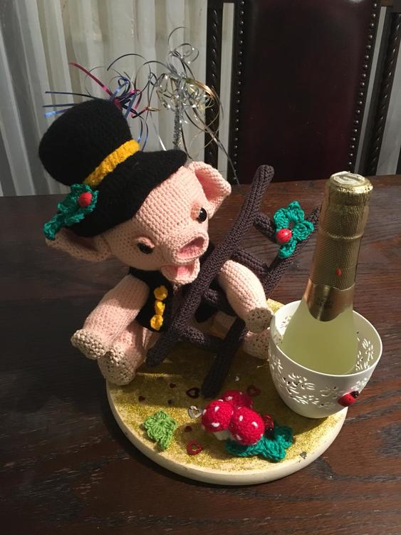 Glücksschwein - Neujahr Häkelanleitung Amigurumi