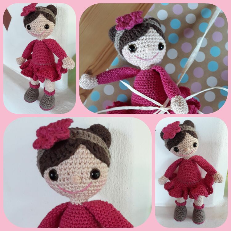 Crochet Pattern Guardian Angel Doll "Mariella"