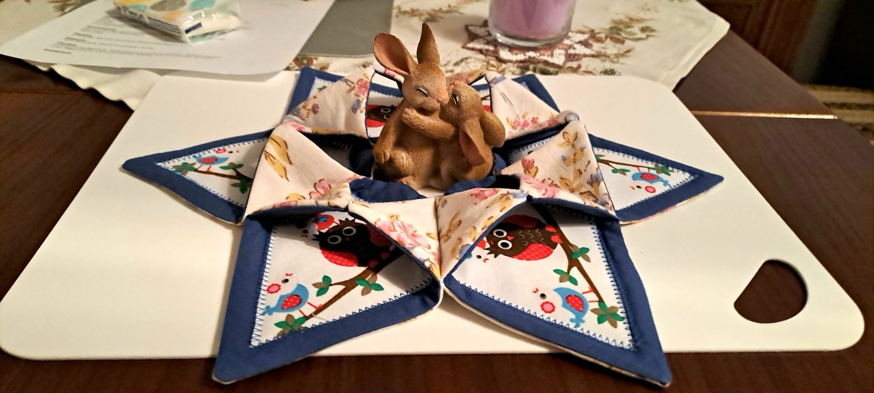 Tischkranz *** Sternkranz E-Book Pdf-Datei Schnittmuster und Nähanleitung in 5 Größen von firstloungeberlin