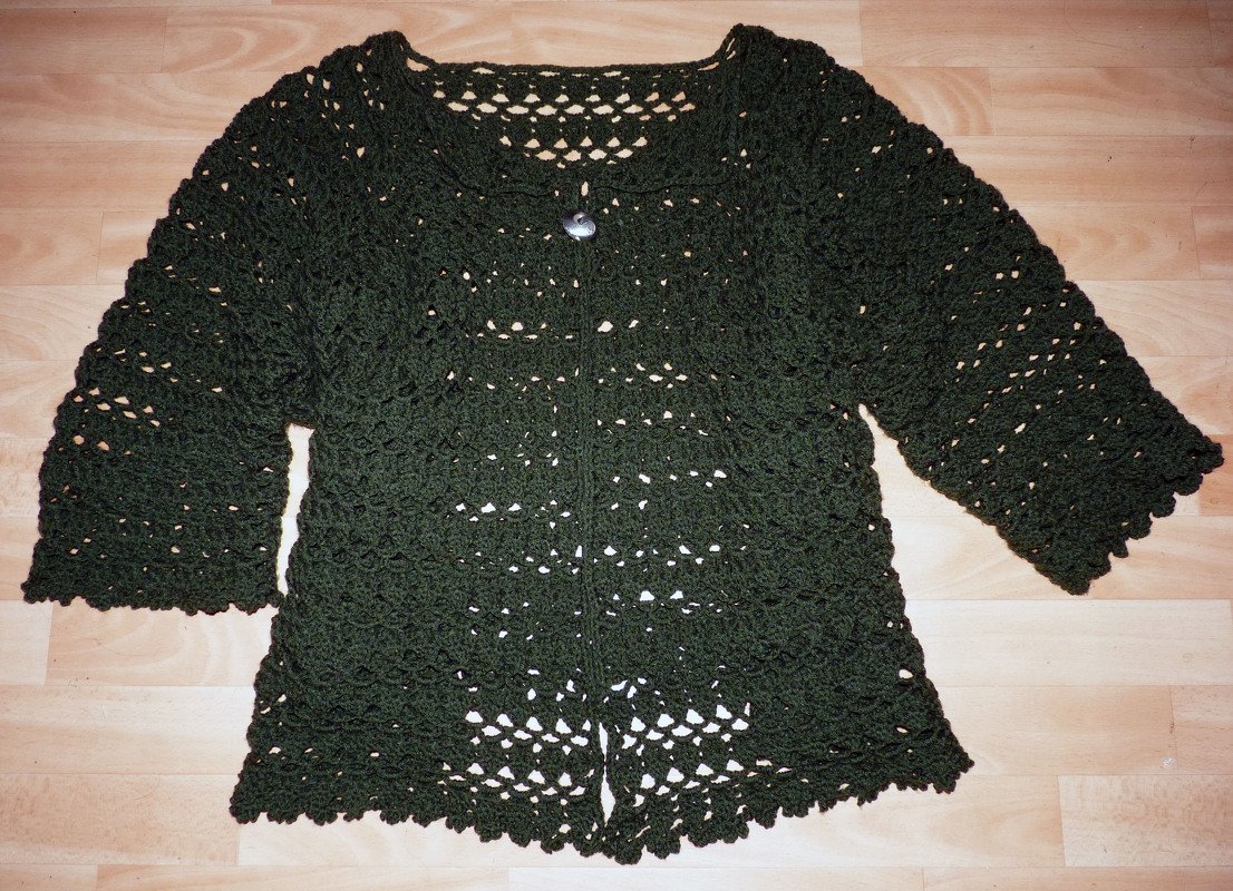 Häkelanleitung Jacke "vier Jahreszeiten", Gr. 40/42 *jede Größe machbar*