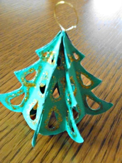 Tannenbaumanhänger – Tannenbäumchen – Bastelanleitung und Vorlagen