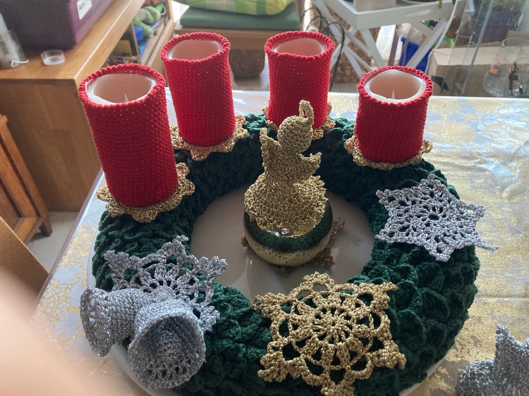 Süßer Engel / Weihnachtsengel - Tischdeko, Baumschmuck - Häkelanleitung