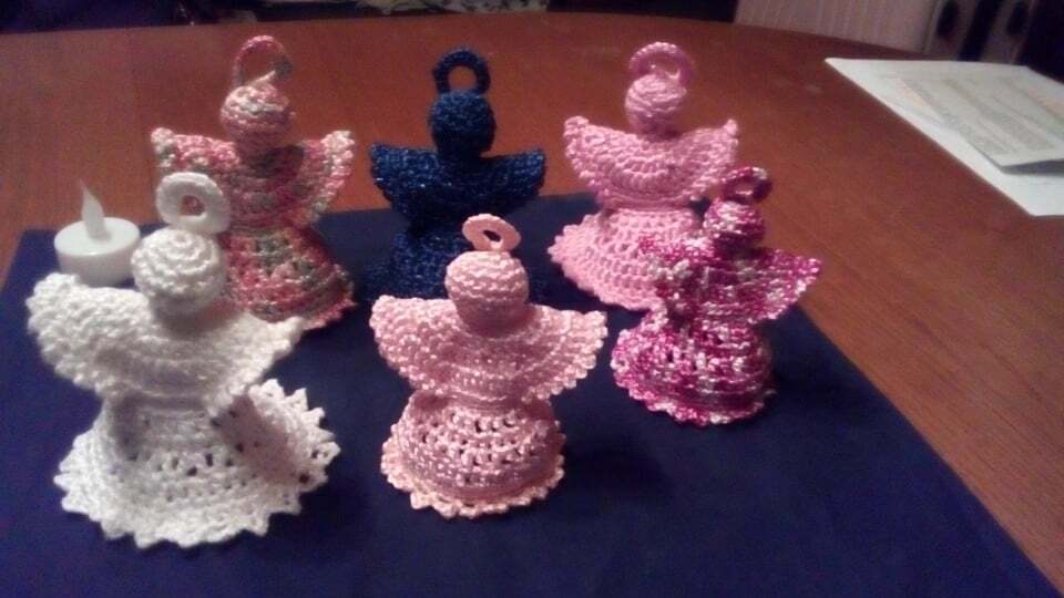 Süßer Engel / Weihnachtsengel - Tischdeko, Baumschmuck - Häkelanleitung