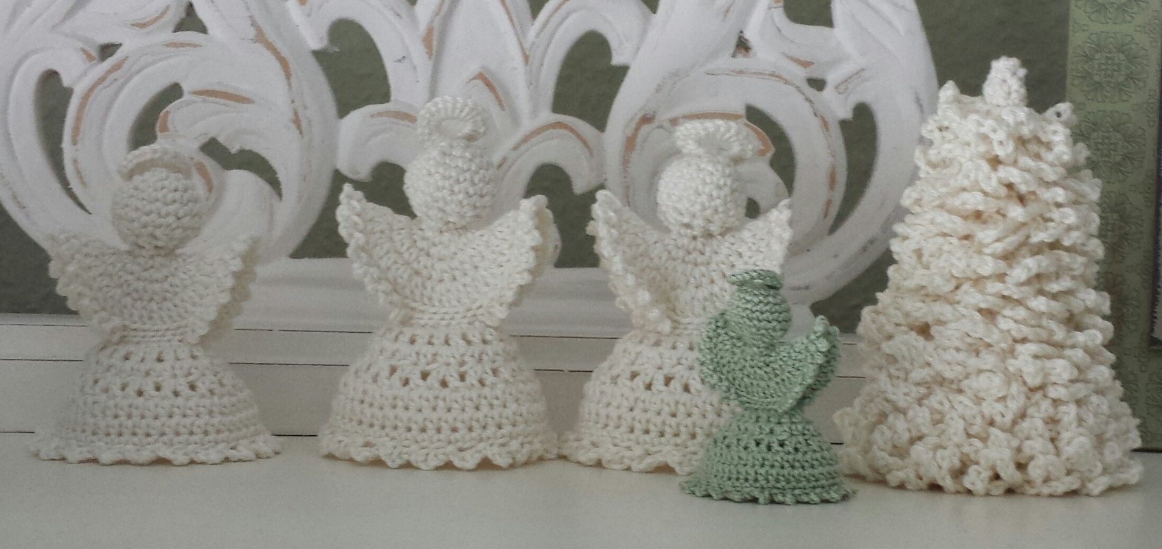 Süßer Engel / Weihnachtsengel - Tischdeko, Baumschmuck - Häkelanleitung