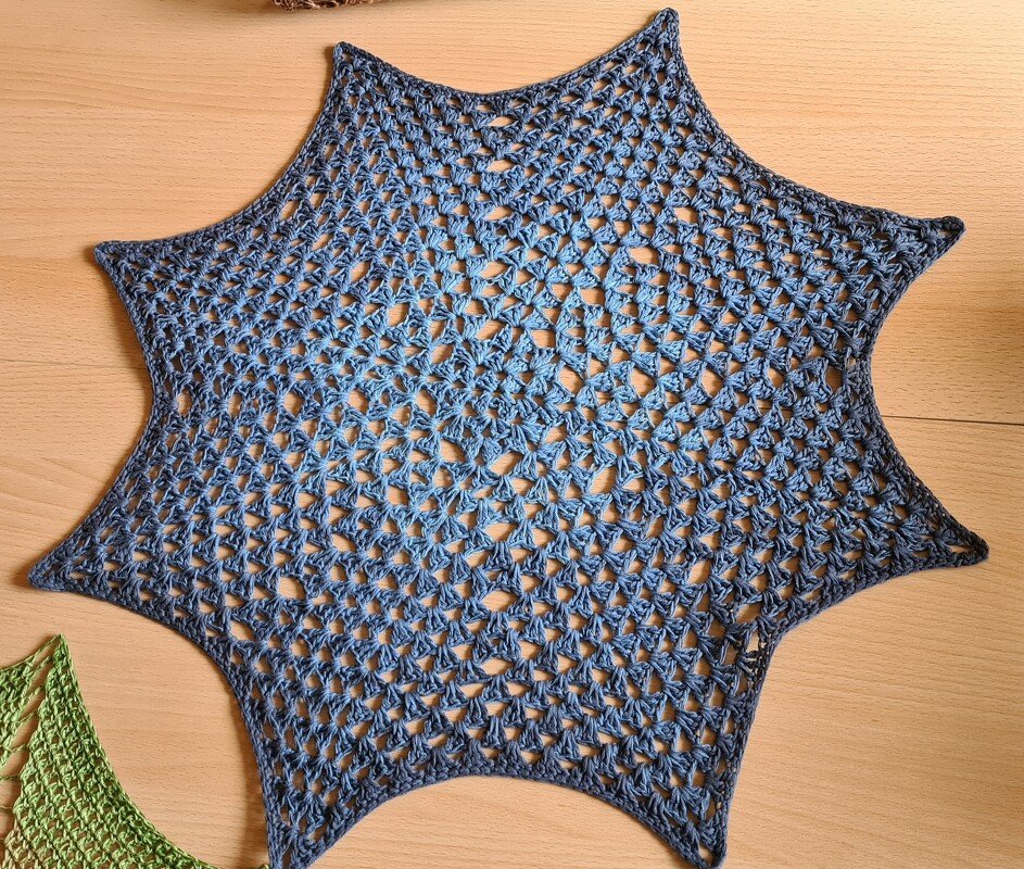 Häkelanleitung Granny Stern für jede Wolle in jeder Größe