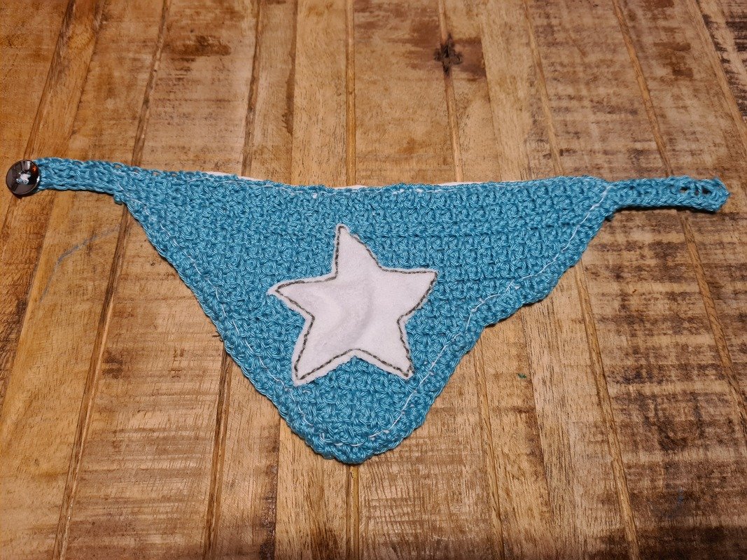 Baby bandana | Crochet pattern dribble bib
