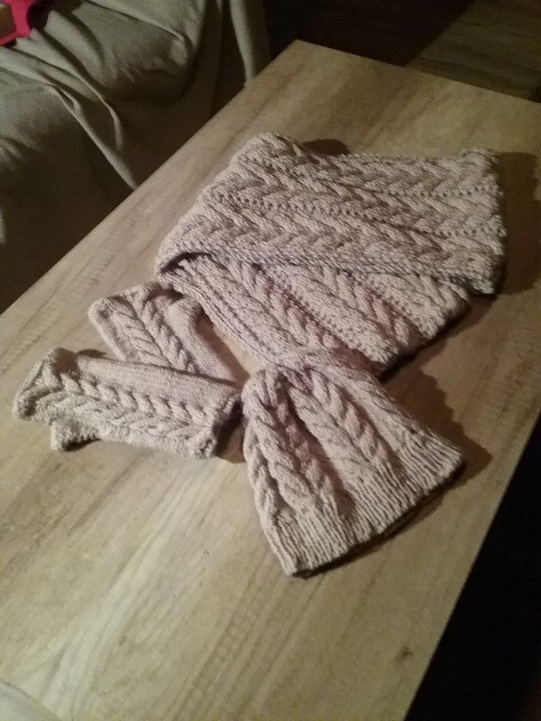 Strickanleitung für Loopschal &quot;Kornfeld&quot;