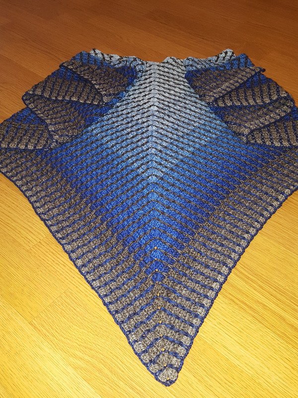 Häkelanleitung Tuch "Schattenspiele"