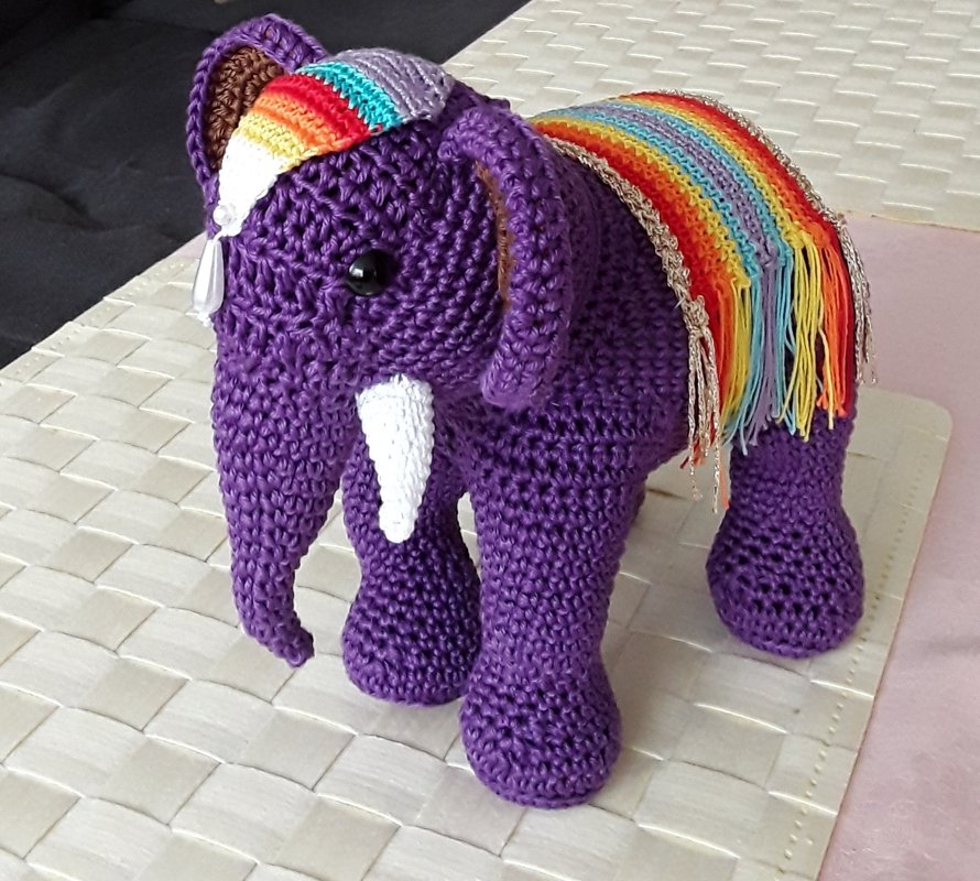 Haekelicious Elefant Häkelanleitung