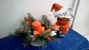 Die Nikolaus-Eule hat sich sehr gut häkeln lassen, das lag auch an der tollen  ausführlichen Anleitung